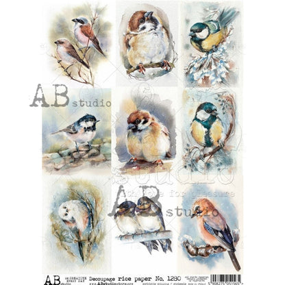 AB Studios A4 Rice Paper for Decoupage 1280