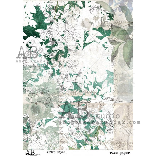 AB Studios A4 Rice Paper for Decoupage 0026
