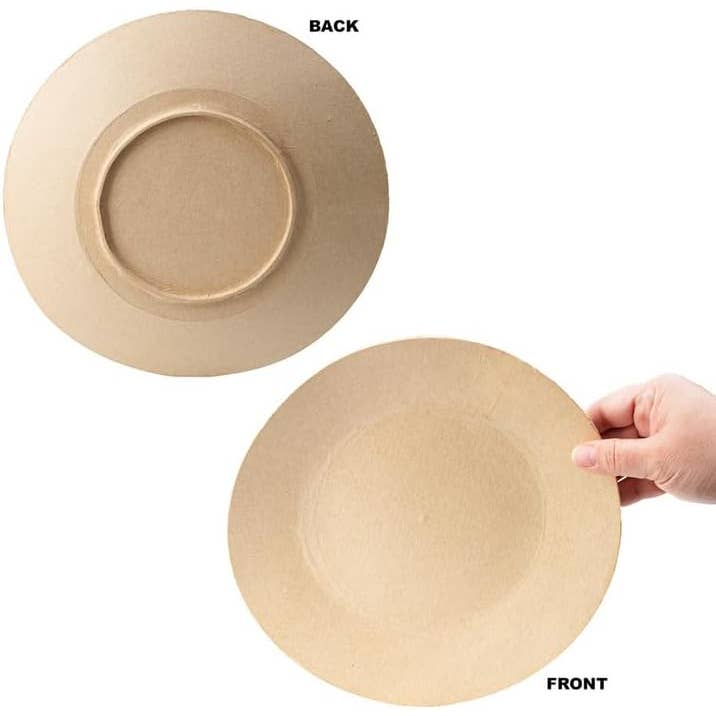 10" Paper Mache Decorative Plate