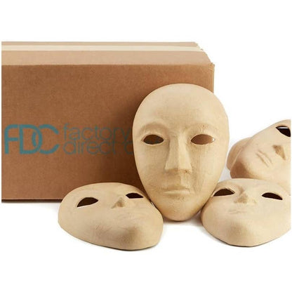Paper Mache Mask – Blank Face For Creativity and Expression