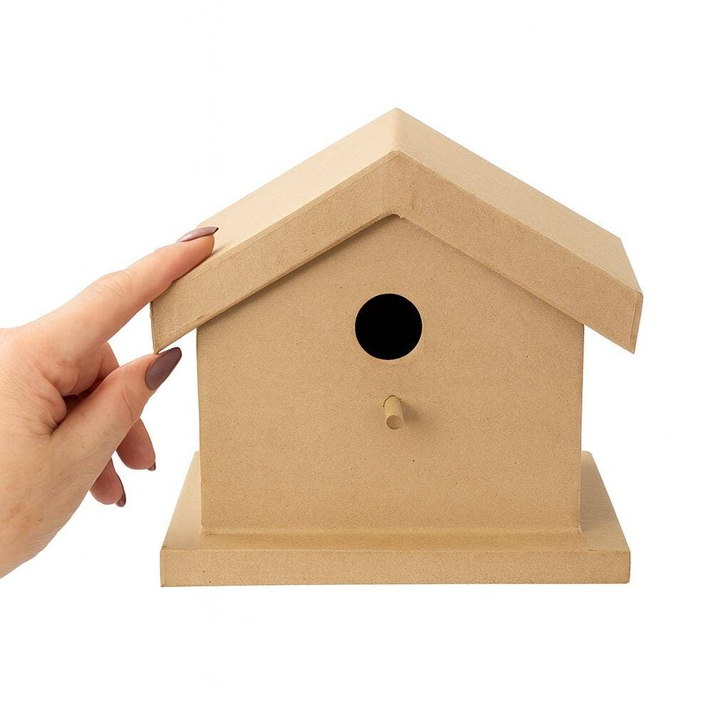 Premade Paper Mache Birdhouse