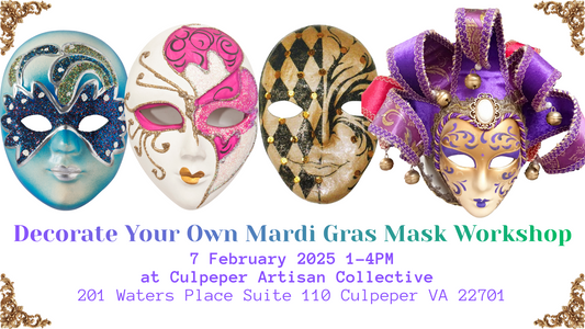 Decorate Your Own Mardi Gras Mask Workshop