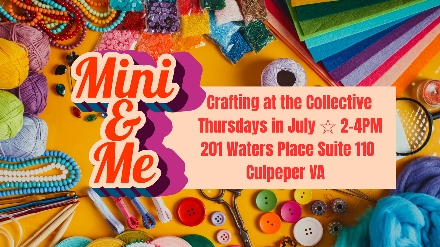 🎨 Mini & Me Crafting at the Collective! ✂️🖌️