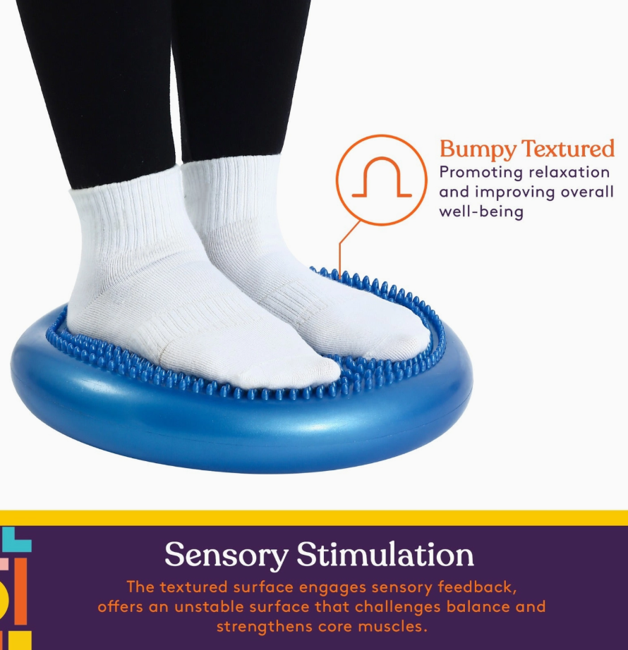 Stability Cushion with Sensory Spikes (Pump Included!)